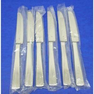 6 WMF Cromargan ROYAL Glossy Wide Handle 18/10 Stainless Flatware DINNER KNIVES